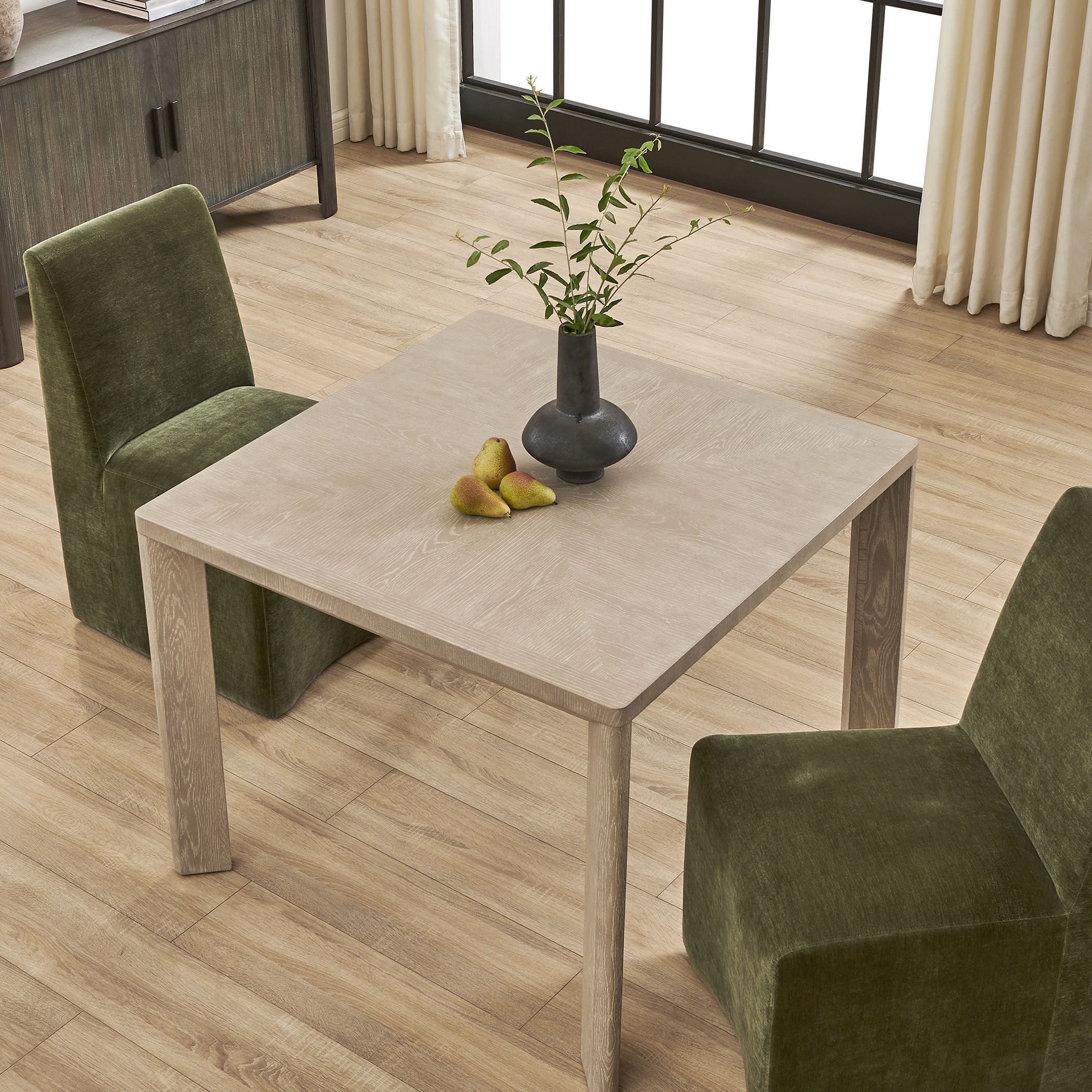 Noval 38 X 30.5 inch White Oak Dining Game Table